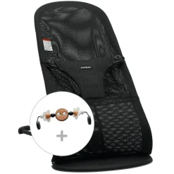 BabyBjorn Bouncer Bundle with Black & White Googly Eye Toy