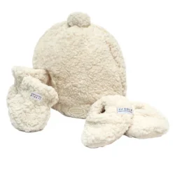 JJ Cole BundleMe Hat, Mitten & Booties Set