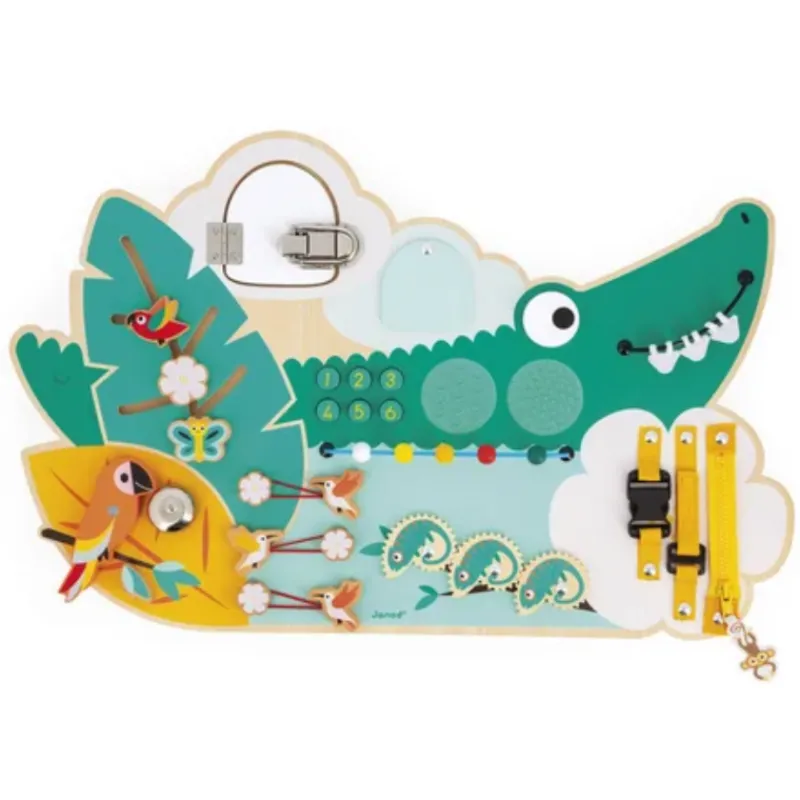 Janod Busy Board Croc