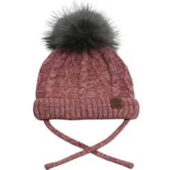 CaliKids Cable Pom Hat