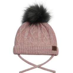 CaliKids Cable Pom Hat
