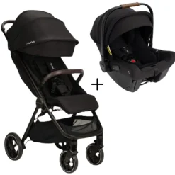 Nuna Caviar TRVL LX Compact Stroller + PIPA Urbn Car Seat Bundle