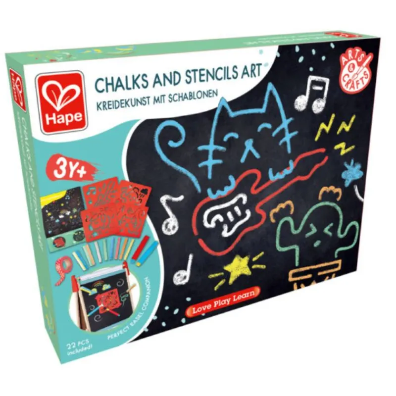 Hape Chalk and Stencil Art