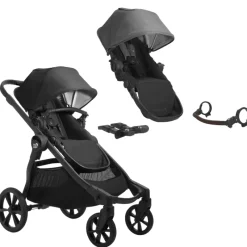 Baby Jogger City Select 2 Eco Stroller + Second Seat Bundle
