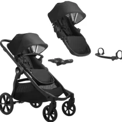 Baby Jogger City Select 2 Eco Stroller + Second Seat Bundle