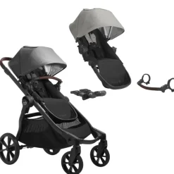 Baby Jogger City Select 2 Eco Stroller + Second Seat Bundle