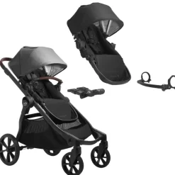 Baby Jogger City Select 2 Eco Stroller + Second Seat Bundle