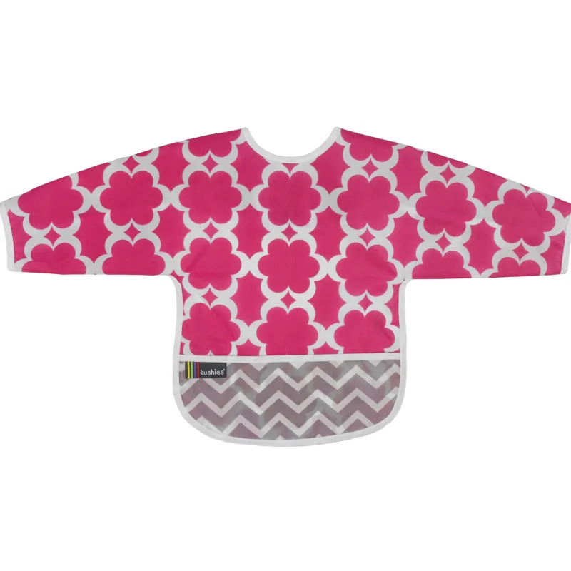 Kushies Clean Bib with Sleeves