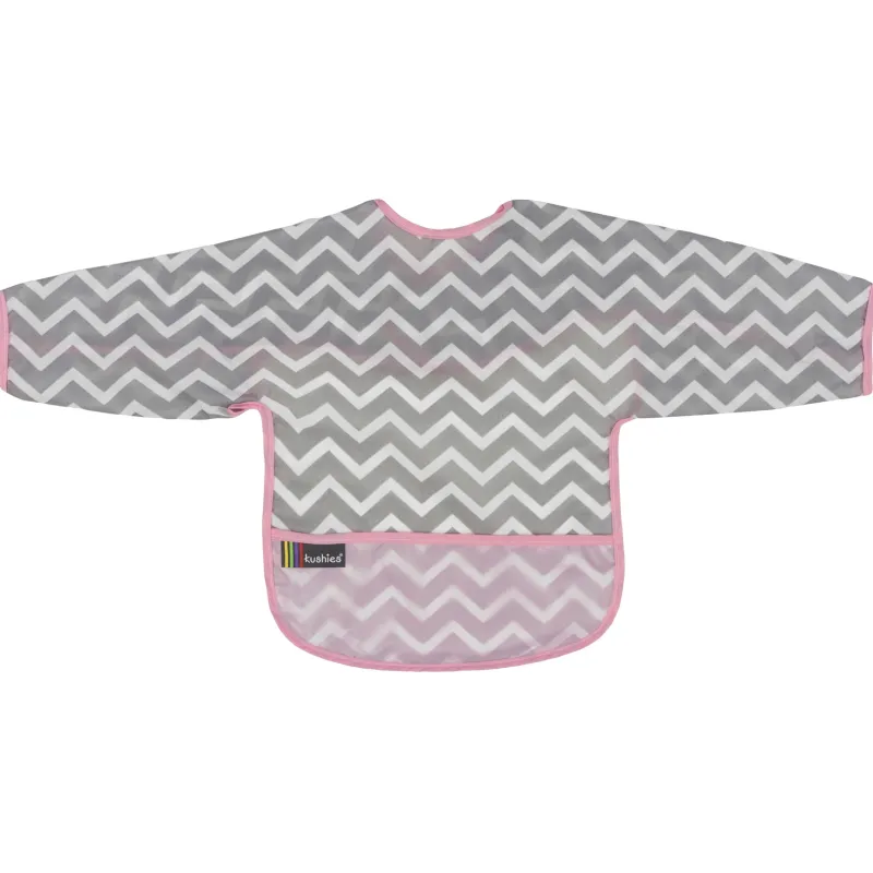 Kushies Clean Bib with Sleeves