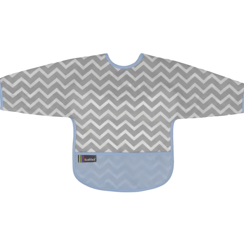 Kushies Clean Bib with Sleeves