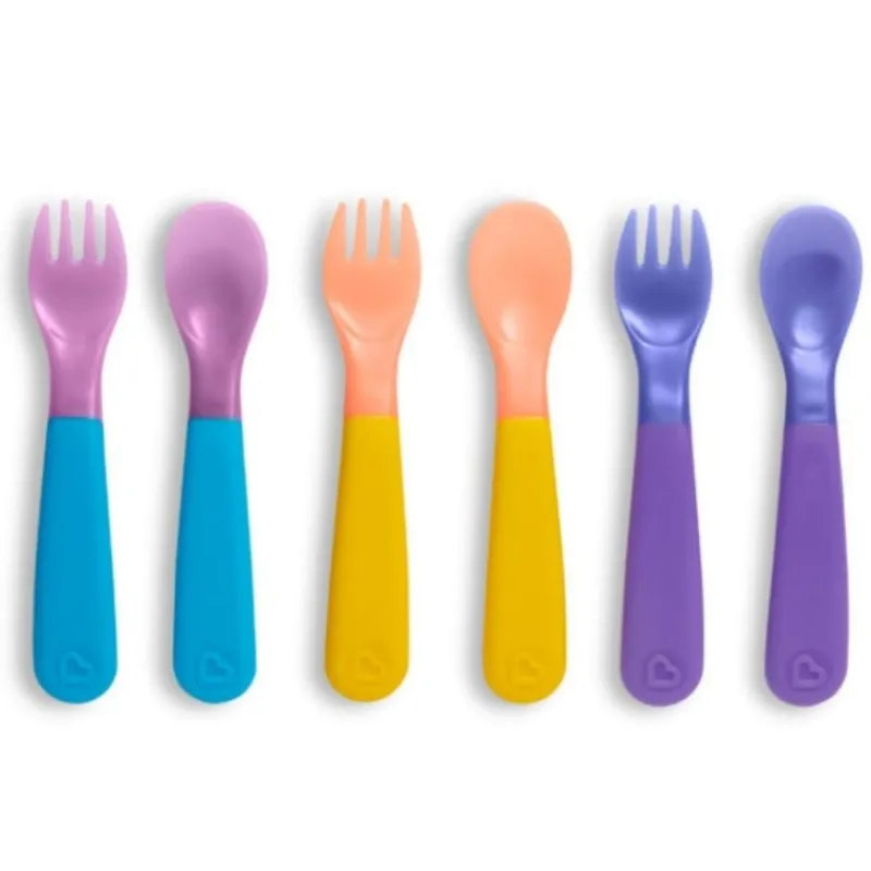 Munchkin ColourReveal Toddler Utensils - 6 Pack