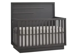 Natart Juvenile Como 4-in-1 Convertible Crib with Horizontal Molding
