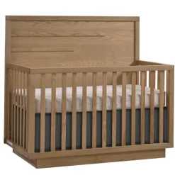 Natart Juvenile Como 4-in-1 Convertible Crib with Horizontal Molding
