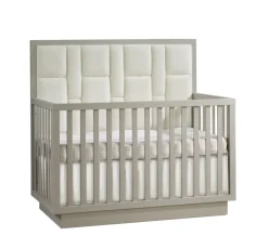 Natart Juvenile Como 5-in-1 Convertible Crib with Upholstered Panel