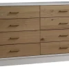 Natart Juvenile Como Naturale 8-Drawer Double Dresser