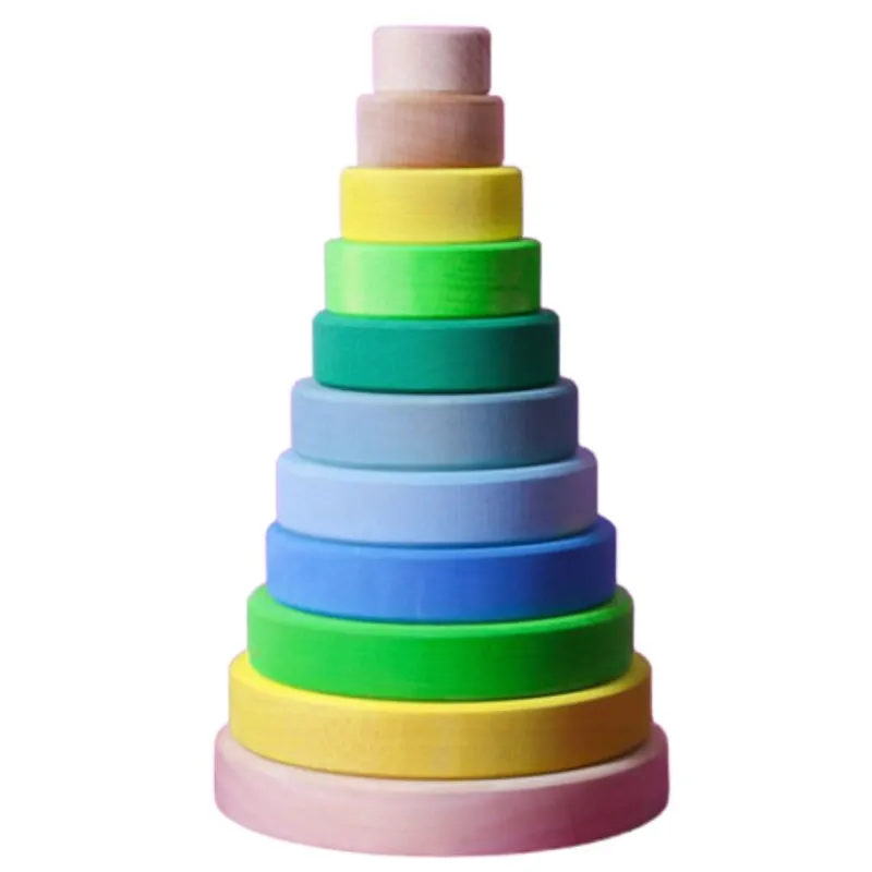 Grimm's Conical Tower - Stacking Toys