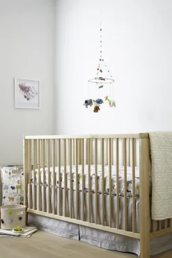 Pehr Designs Cotton Crib Skirt - Grey