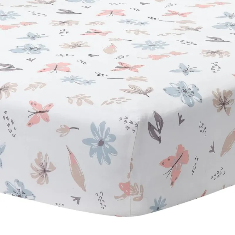 Lambs & Ivy Cotton Fitted Crib Sheet