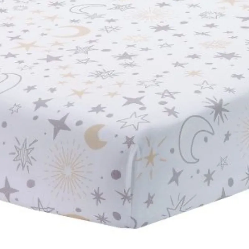 Lambs & Ivy Cotton Fitted Crib Sheet