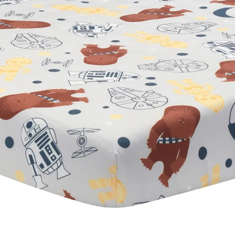 Lambs & Ivy Cotton Fitted Crib Sheet