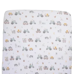 Living Textiles Cotton Jersey Fitted Crib Sheets
