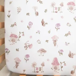 Living Textiles Cotton Jersey Fitted Crib Sheets