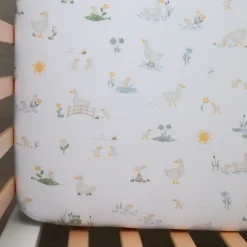 Living Textiles Cotton Jersey Fitted Crib Sheets