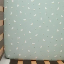 Living Textiles Cotton Jersey Fitted Crib Sheets