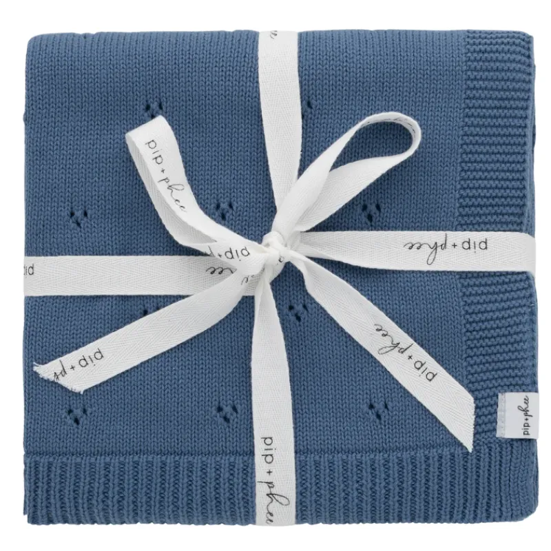 Pip + Phee Cotton Knit Baby Blanket