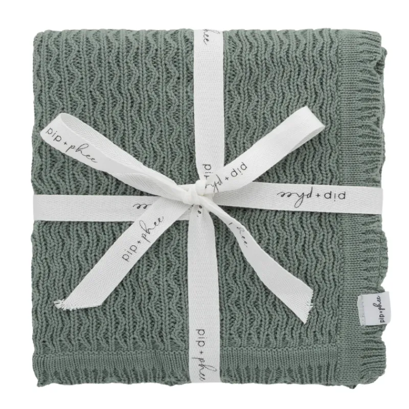 Pip + Phee Cotton Knit Baby Blanket