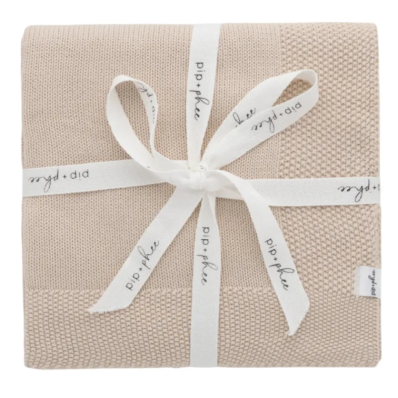 Pip + Phee Cotton Knit Baby Blanket