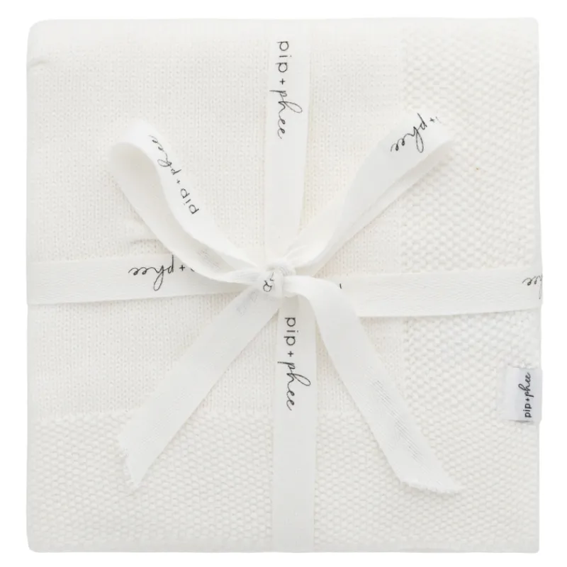 Pip + Phee Cotton Knit Baby Blanket