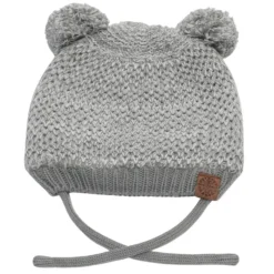CaliKids Cotton Knit PomPom Hat