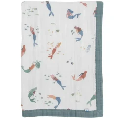 Little Unicorn Cotton Muslin Baby Quilt