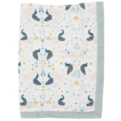 Little Unicorn Cotton Muslin Baby Quilt