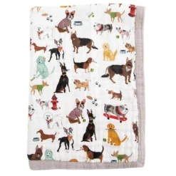 Little Unicorn Cotton Muslin Baby Quilt