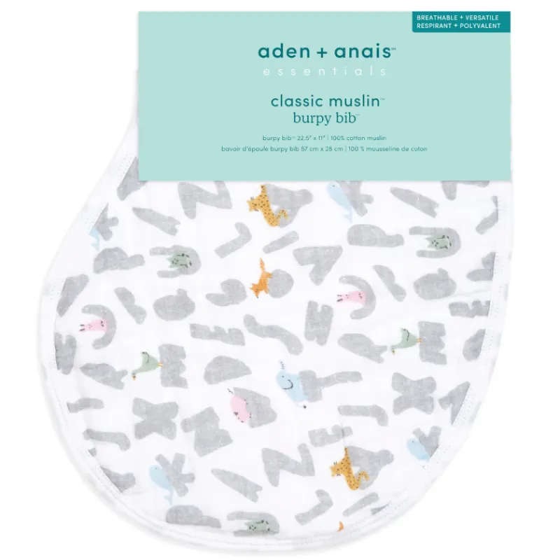 Aden & Anais Cotton Muslin Burpy Bib