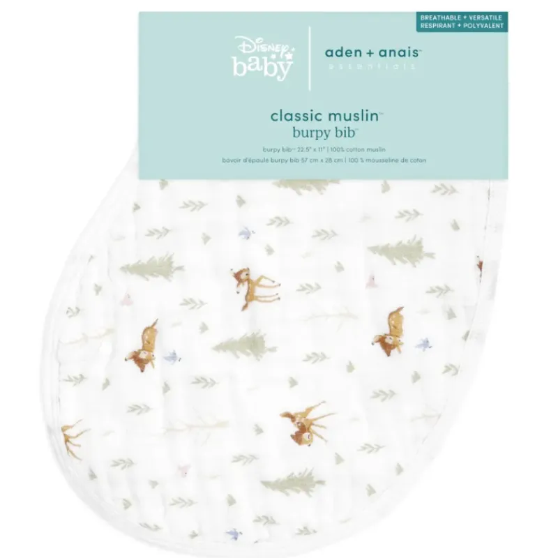 Aden & Anais Cotton Muslin Burpy Bib