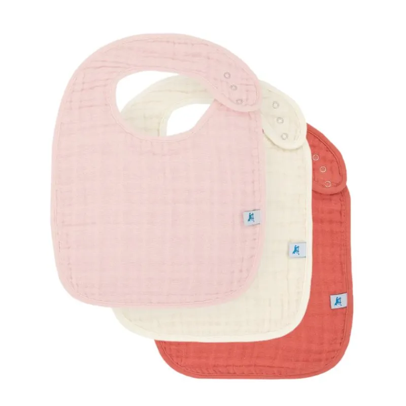 Little Unicorn Cotton Muslin Classic Bibs - 3 Pack