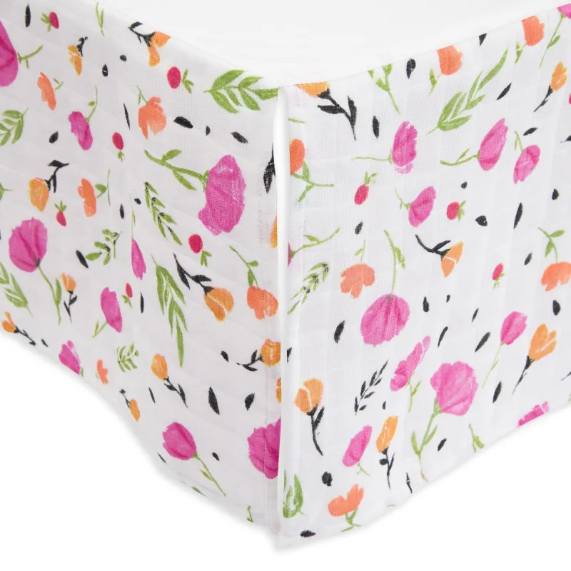 Little Unicorn Cotton Muslin Crib Skirt