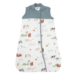 Little Unicorn Cotton Muslin Quilted Sleep Bag
