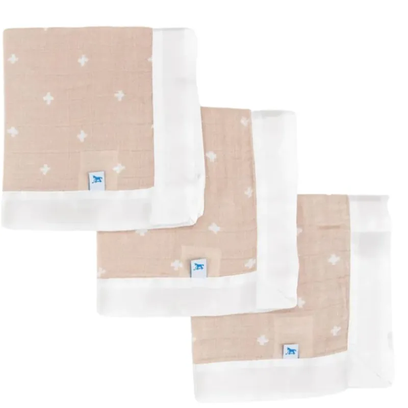 Little Unicorn Cotton Muslin Security Blanket 3 Pack