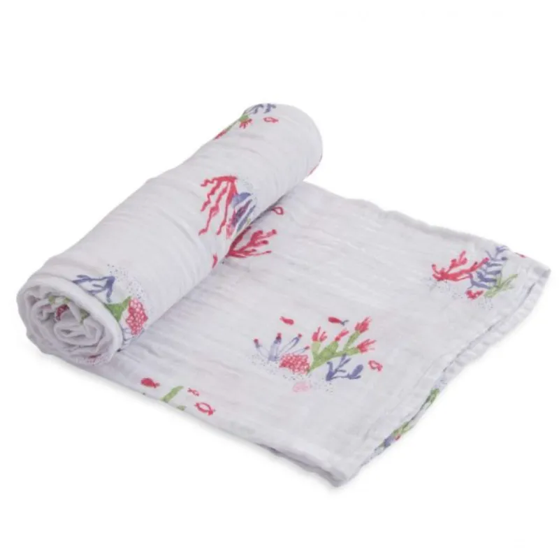 Little Unicorn Cotton Muslin Swaddle Blanket