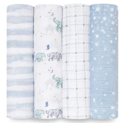 Aden & Anais Cotton Muslin Swaddles - 4 Pack