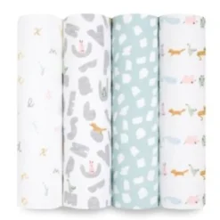 Aden & Anais Cotton Muslin Swaddles - 4 Pack