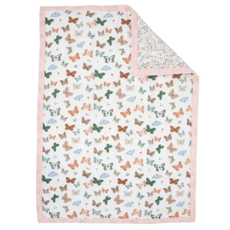 Little Unicorn Cotton Muslin Toddler Comforter