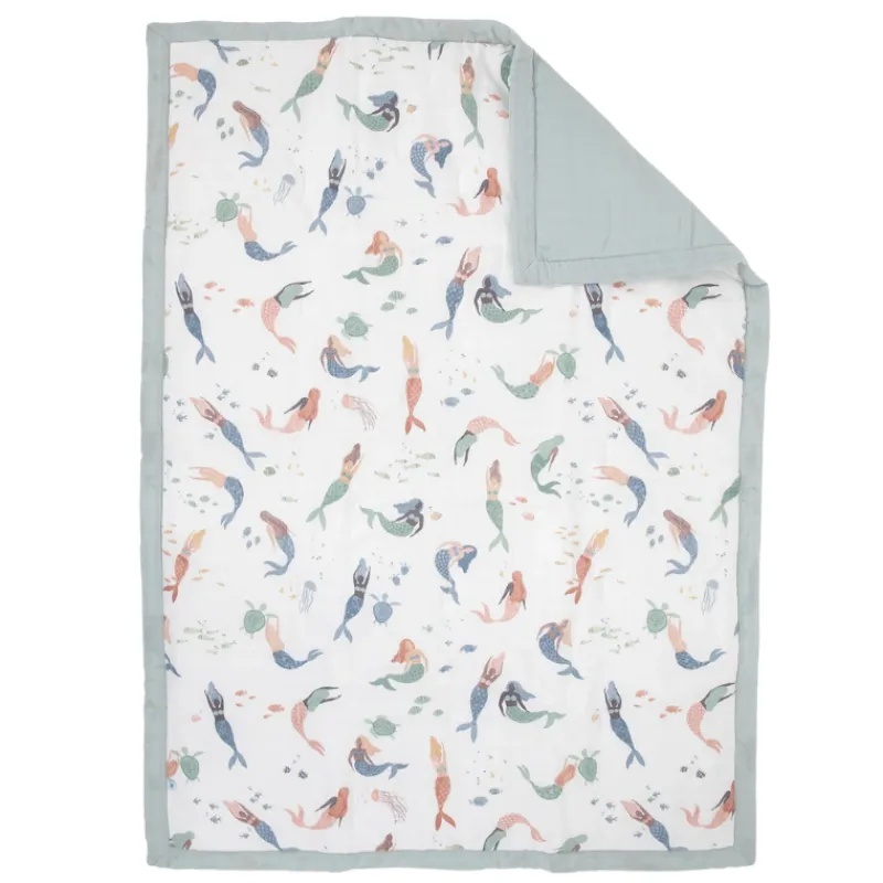 Little Unicorn Cotton Muslin Toddler Comforter