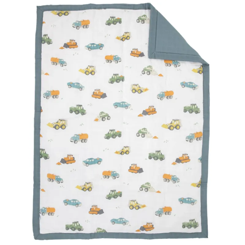 Little Unicorn Cotton Muslin Toddler Comforter