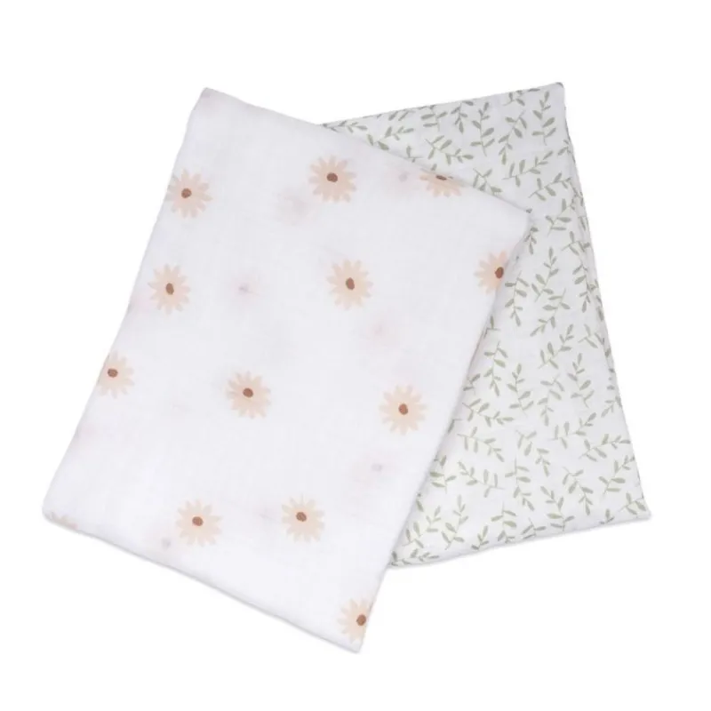 Lulujo Cotton Swaddles - 2 Pack