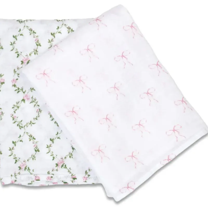 Lulujo Cotton Swaddles - 2 Pack